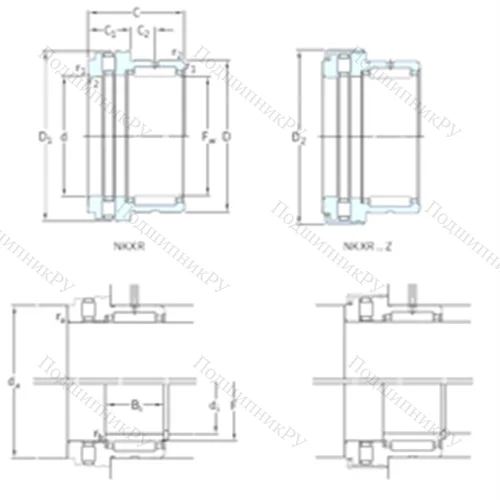 Подшипник комбинированный