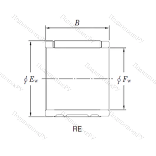 Подшипник игольчатый радиальный RE 141817AL 2-2
