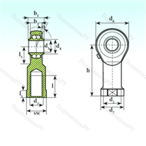 Подшипник шариковый радиальный самоцентрирующийся TSF 30 BB