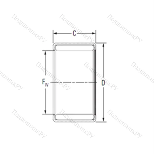 Подшипник игольчатый радиальный Y 1210