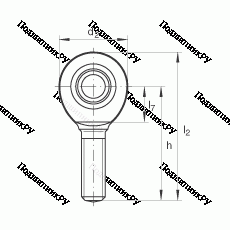Подшипник GAR 25-UK