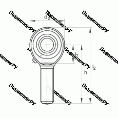 Подшипник GAKR 20-PB